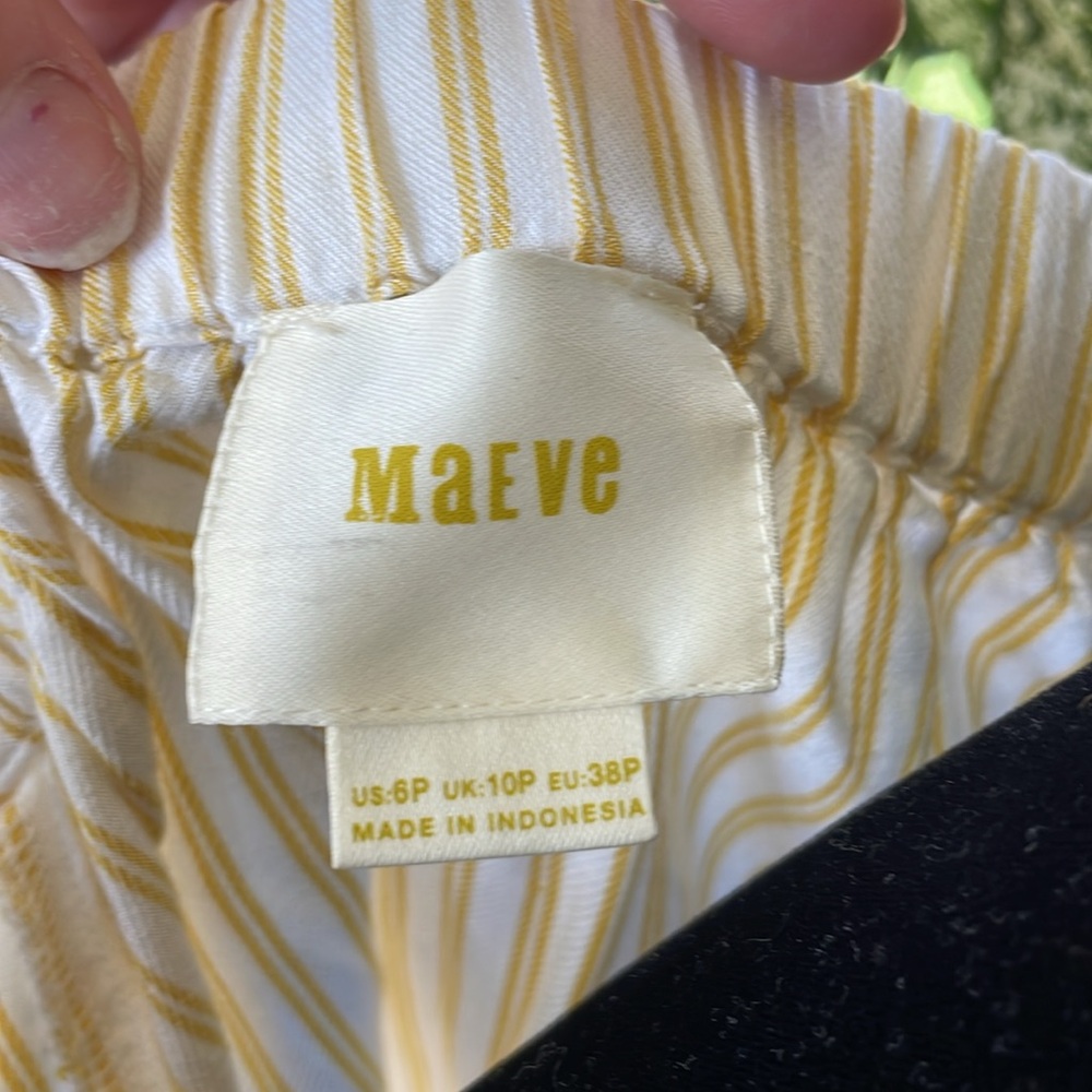 Anthro Maeve off the shoulder linen blend top - Picture 5 of 7